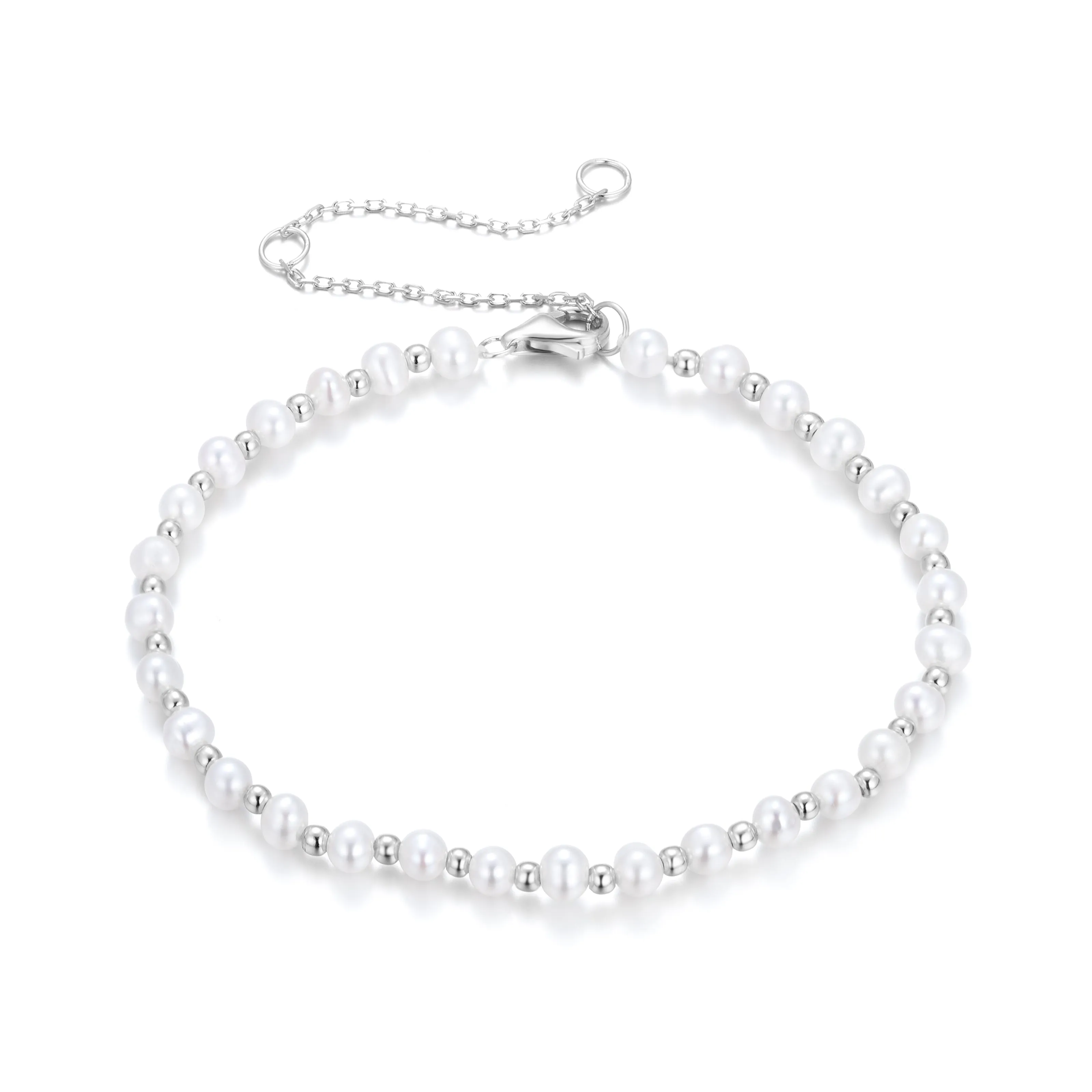 AMANI FRESHWATER PEARL SILVER BRACELET