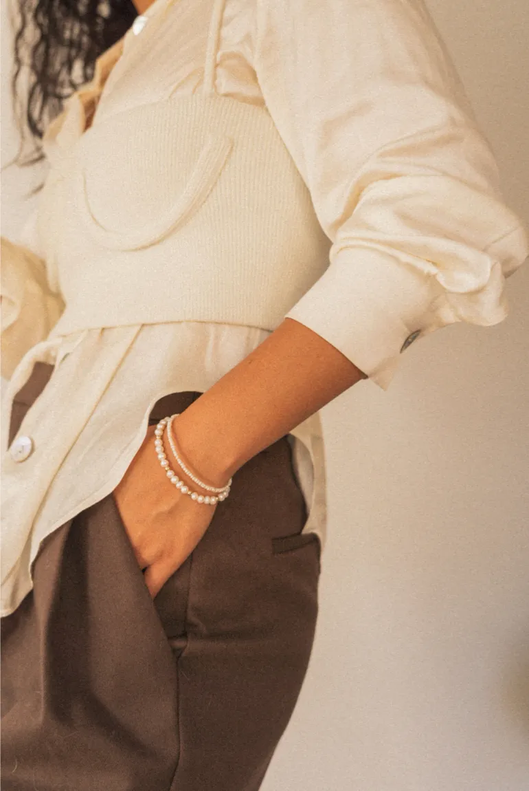 Carolyn pearl bracelet or anklet