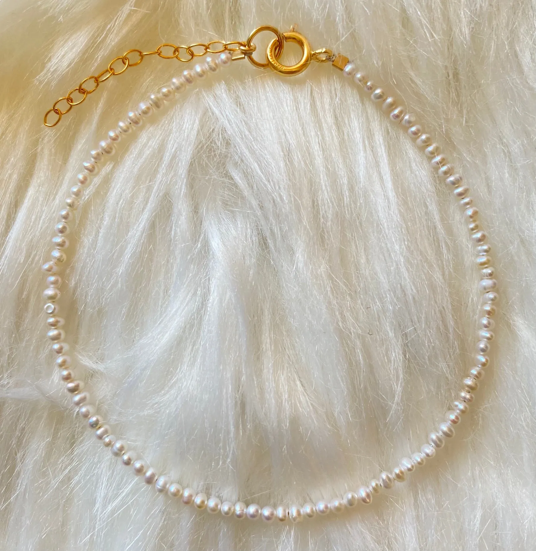 Carolyn pearl bracelet or anklet