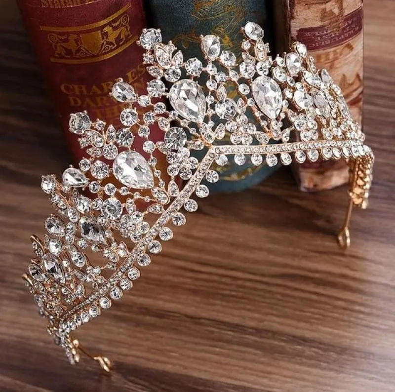 Charming Jewelry Princess Rhinestone Tiaras | Bridelily