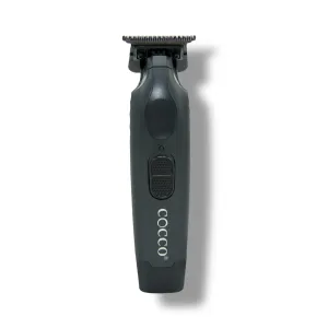 Cocco Veloce Pro Cordless Trimmer w/ Digital Gap Ambassador DLC Blade   Black Charging Stand (CVPT) Matte Black