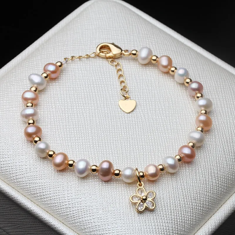Colorful bracelet for Women Freshwater Pearl Bracelet