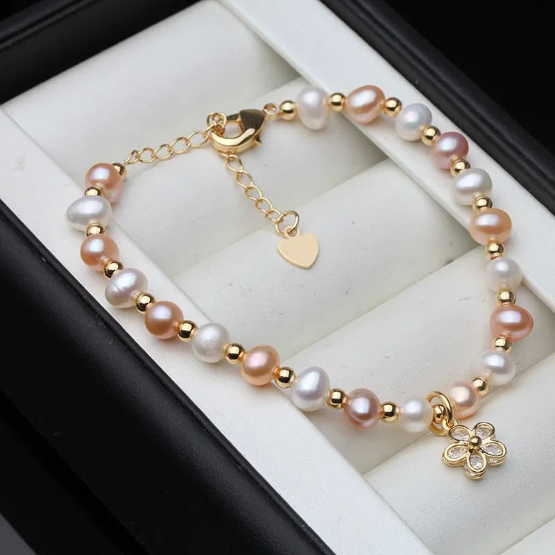 Colorful bracelet for Women Freshwater Pearl Bracelet