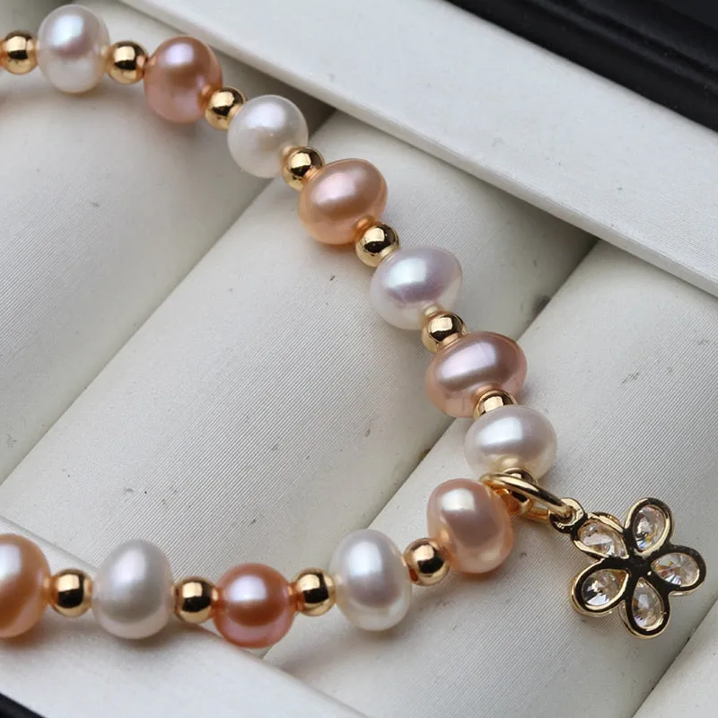 Colorful bracelet for Women Freshwater Pearl Bracelet