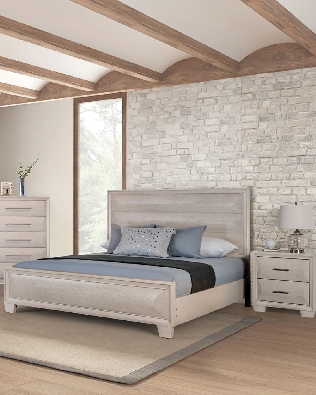 eLuxury Feltham Wooden Bed Frame