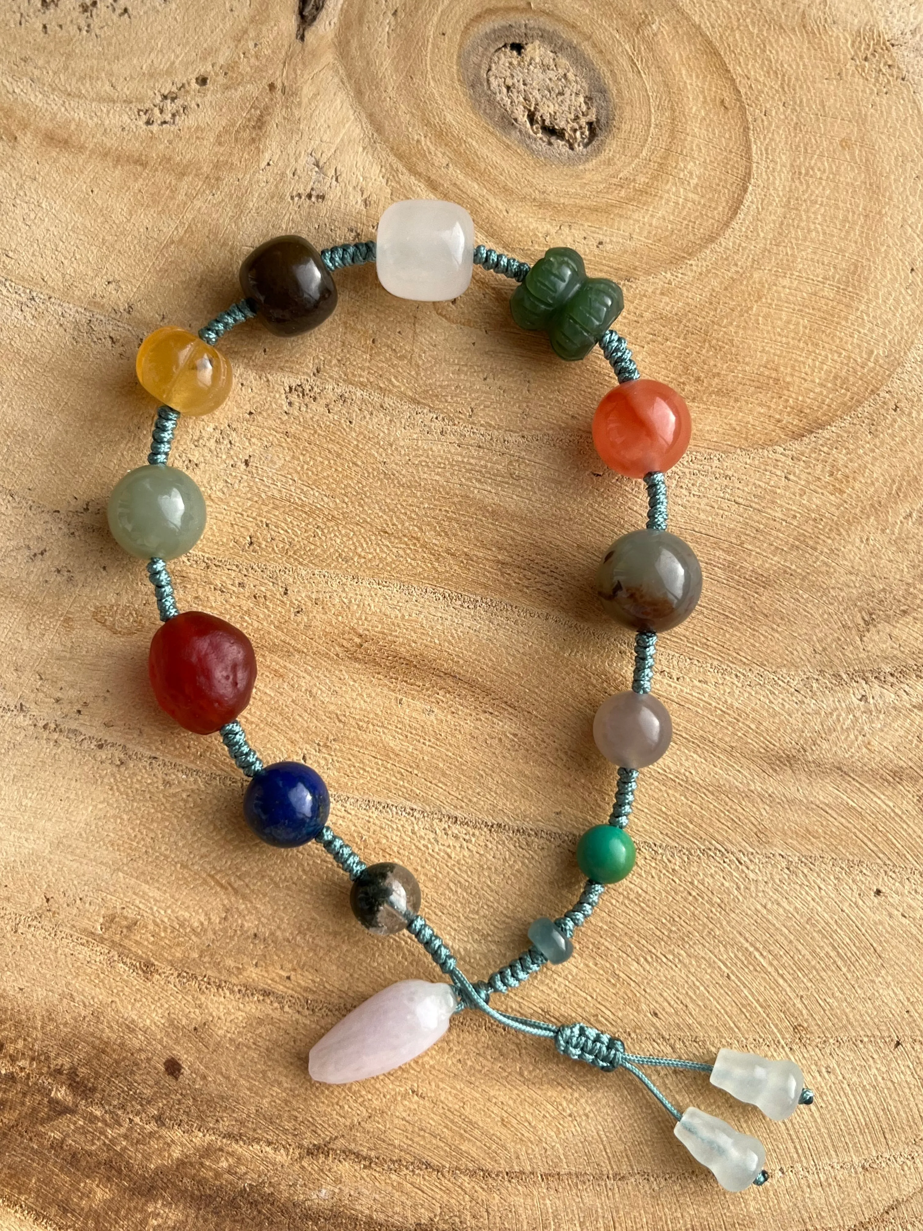Handmade Multi Gemstone Beaded Bracelet