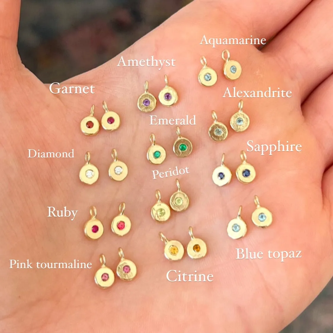 Individual Gemstone Charm