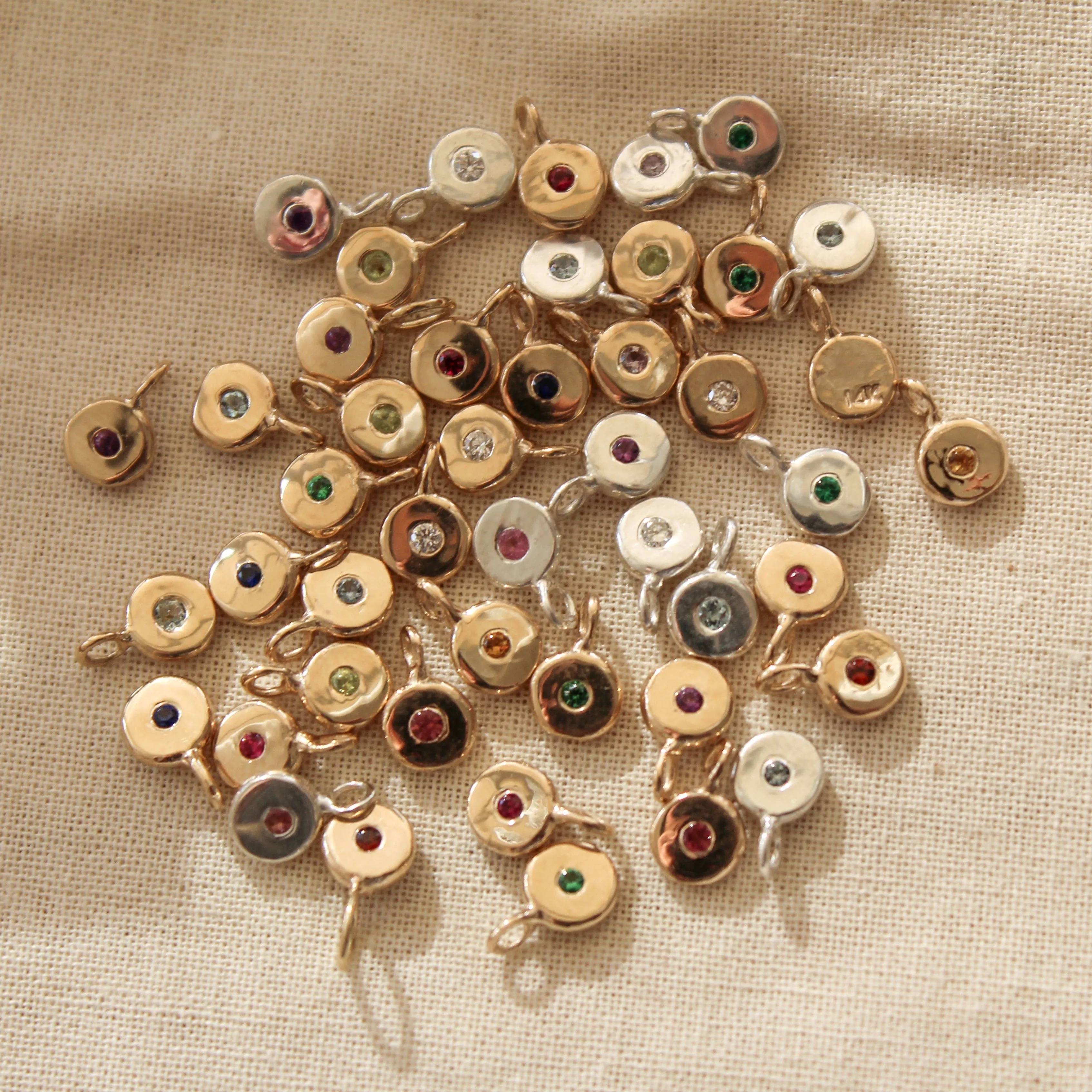 Individual Gemstone Charm