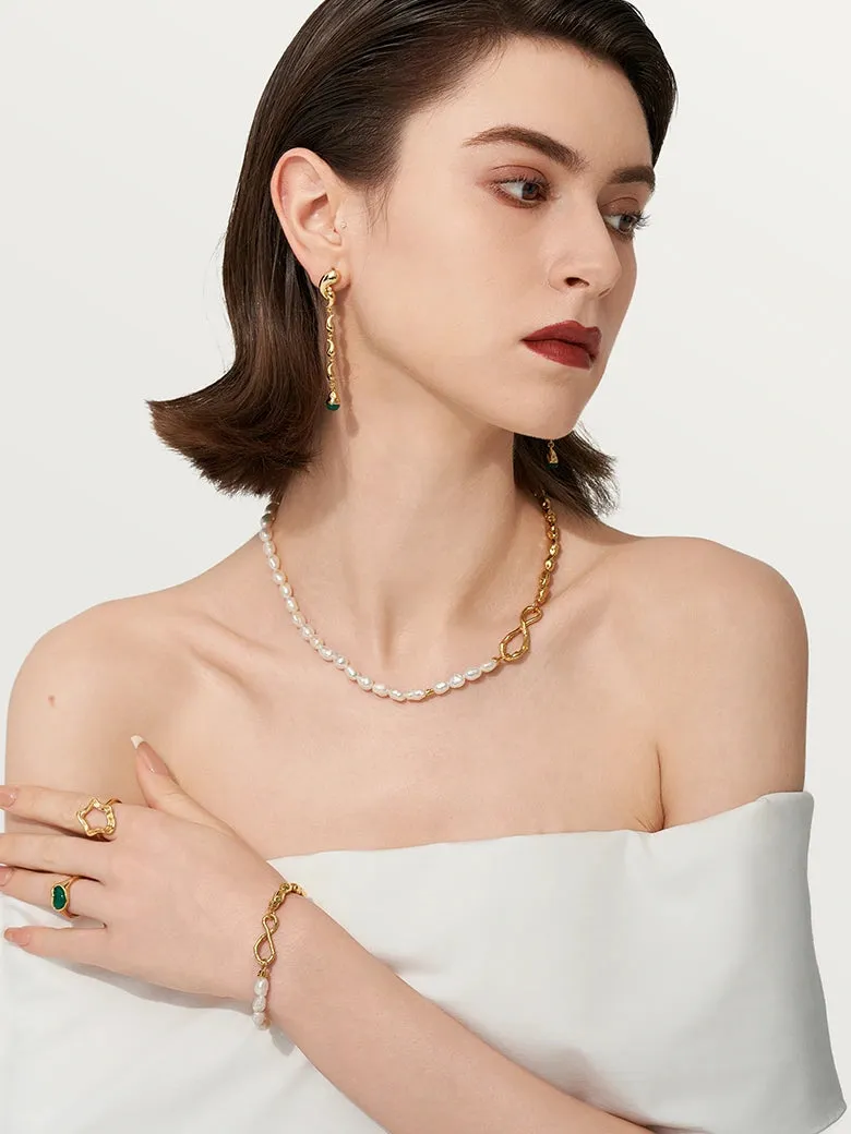 Infinite Baroque Pearl Bracelet
