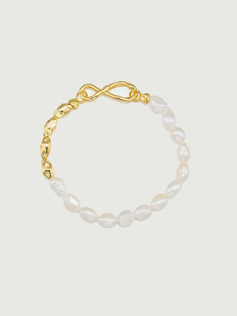 Infinite Baroque Pearl Bracelet