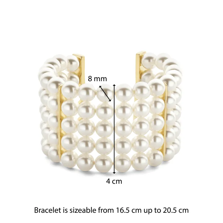 Milano Multi Pearl Bracelet - Gold - 23030YP