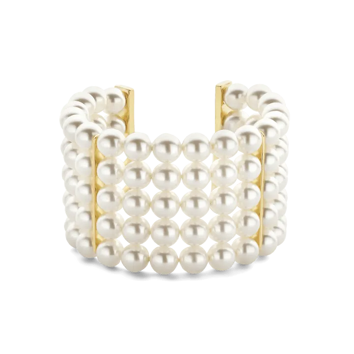 Milano Multi Pearl Bracelet - Gold - 23030YP
