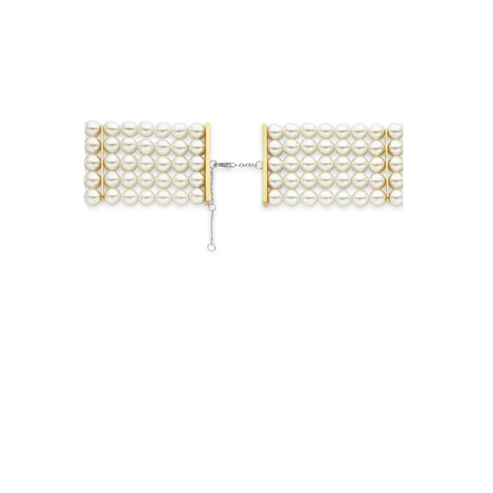 Milano Multi Pearl Bracelet - Gold - 23030YP