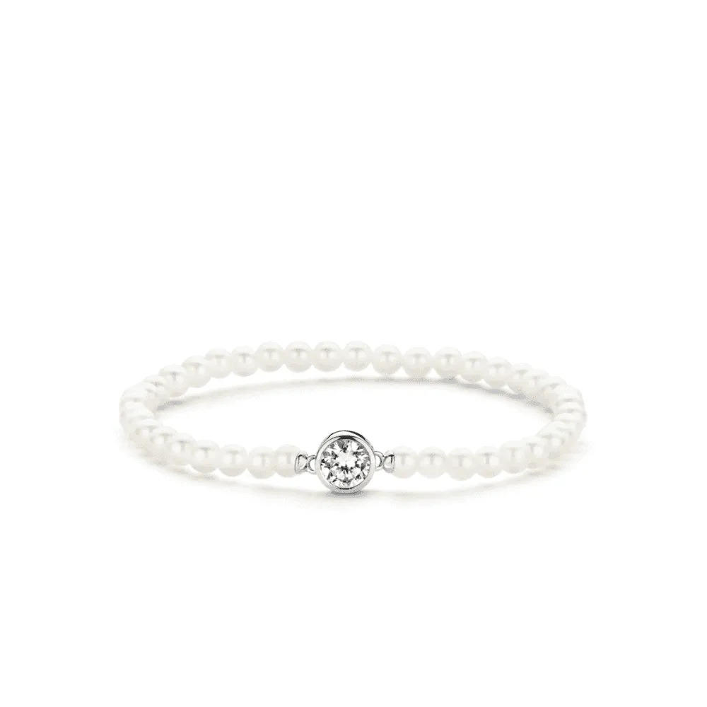 Milano Pearl Bracelet - Silver - 2775PW