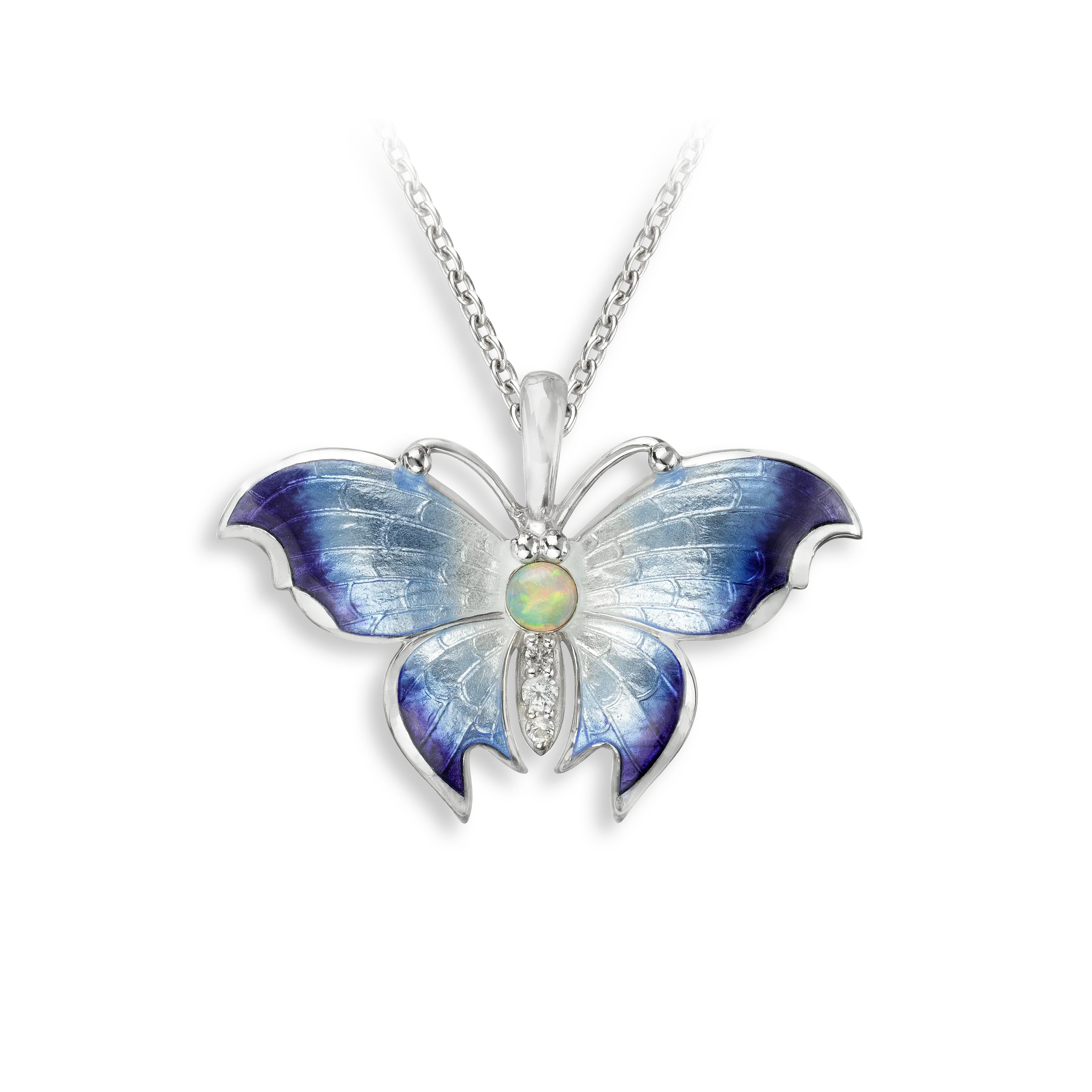 Nicole Barr Butterfly Opal Necklace