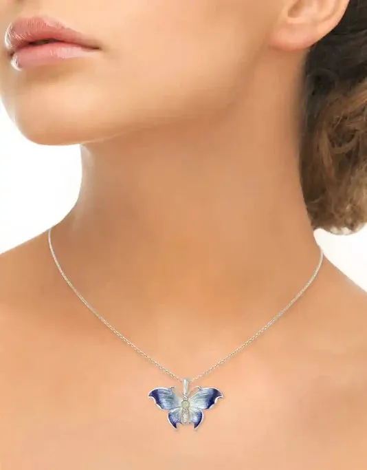 Nicole Barr Butterfly Opal Necklace