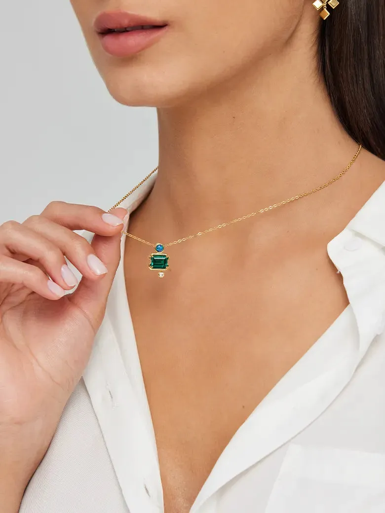 Slidable Versailles Emerald Necklace