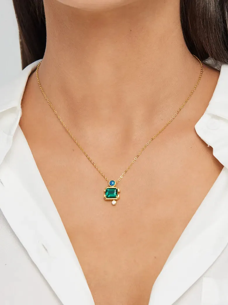 Slidable Versailles Emerald Necklace