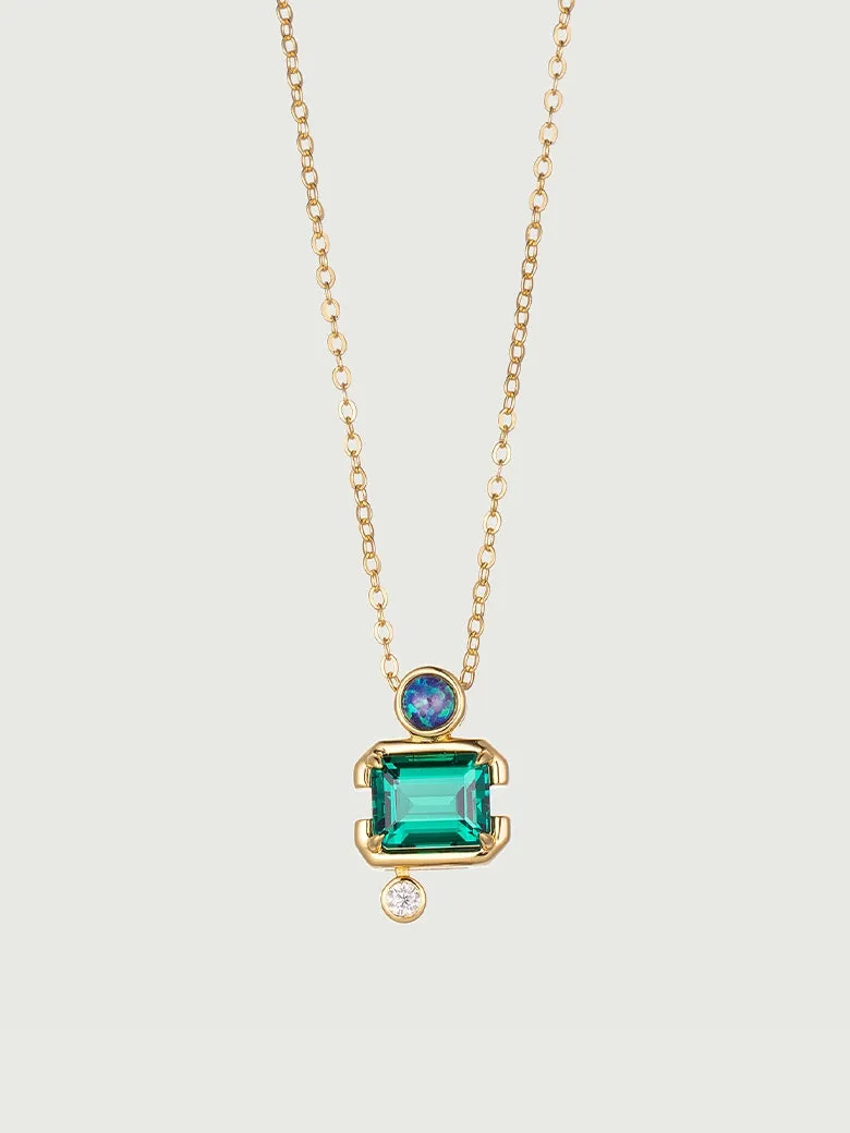 Slidable Versailles Emerald Necklace