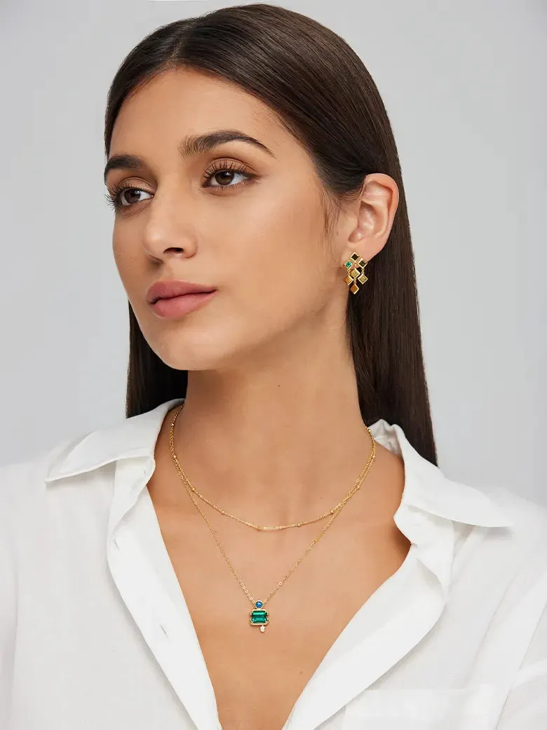 Slidable Versailles Emerald Necklace