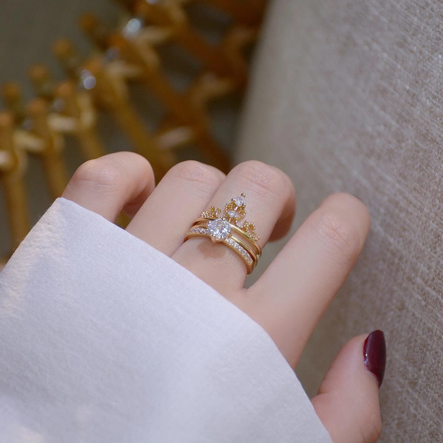 Tiara Ring Set
